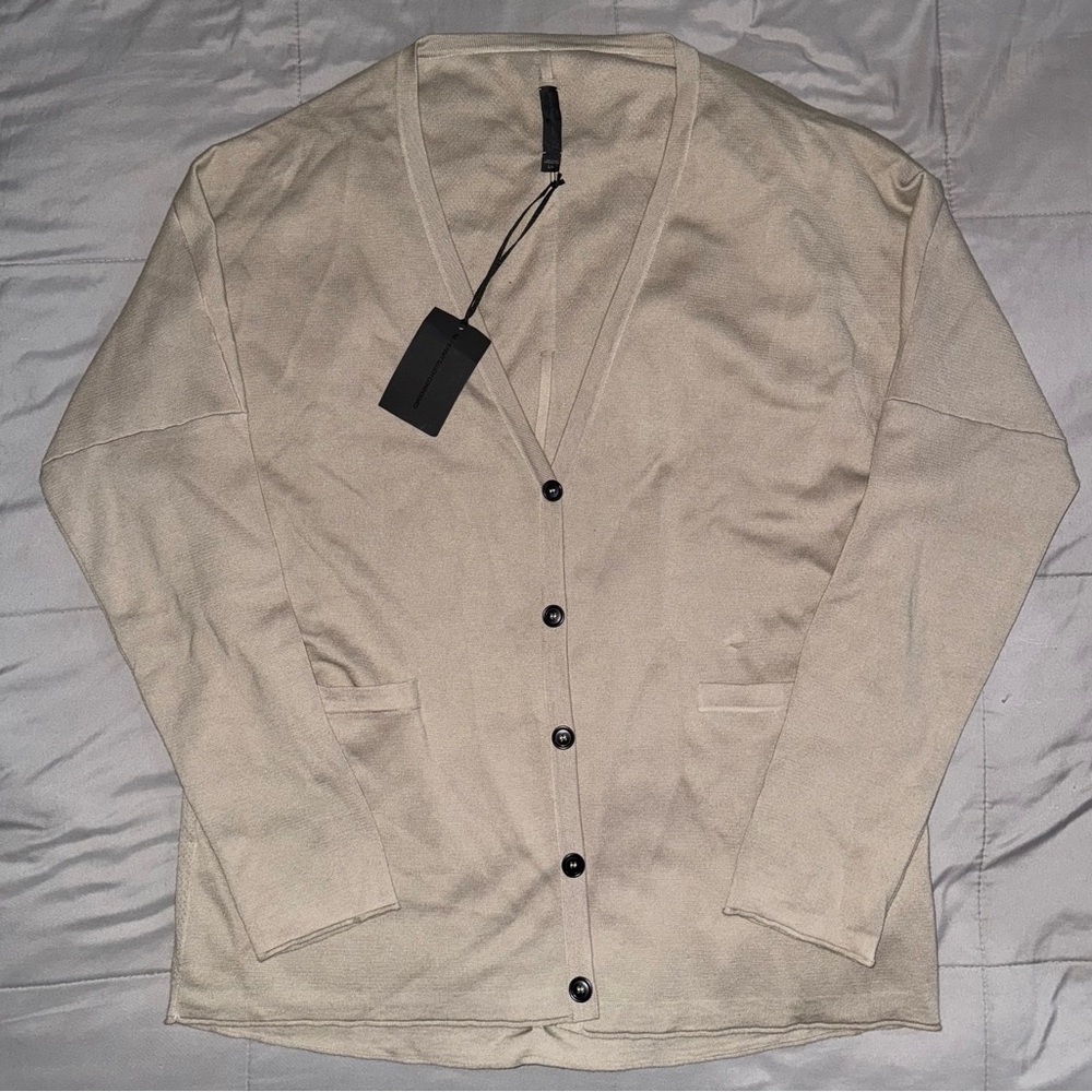 Nike Men's Size Large Made In Italy Cashmere Blend ESC Cardigan DC1003-277